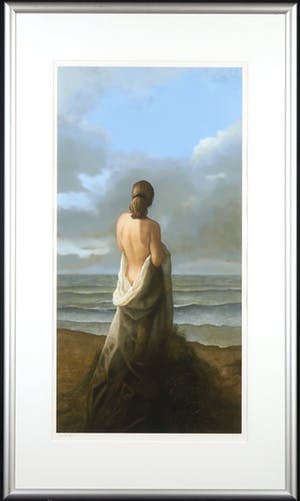 Fred de Heij - Giclee, Strand - Ingelijst kopen? Bied vanaf 40!