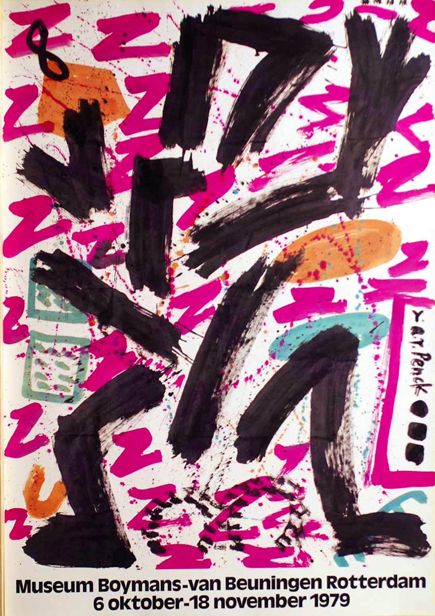A.R. Penck - tentoonstellingsaffiche verkocht voor € 40!