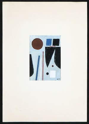 Leon Savelsberg - Gouache op papier, Zonder titel kopen? Bied vanaf 1!