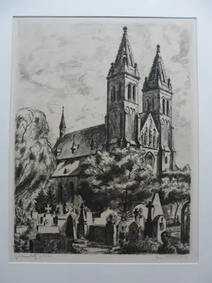 Emil Kotrba - Ets , Kerk met begraafplaats. kopen? Bied vanaf 20!