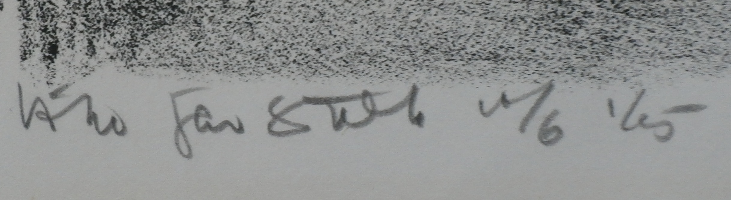 Niet of onleesbaar gesigneerd - litho: klein vogeltje eet uit mijn hand kopen? Bied vanaf 1!