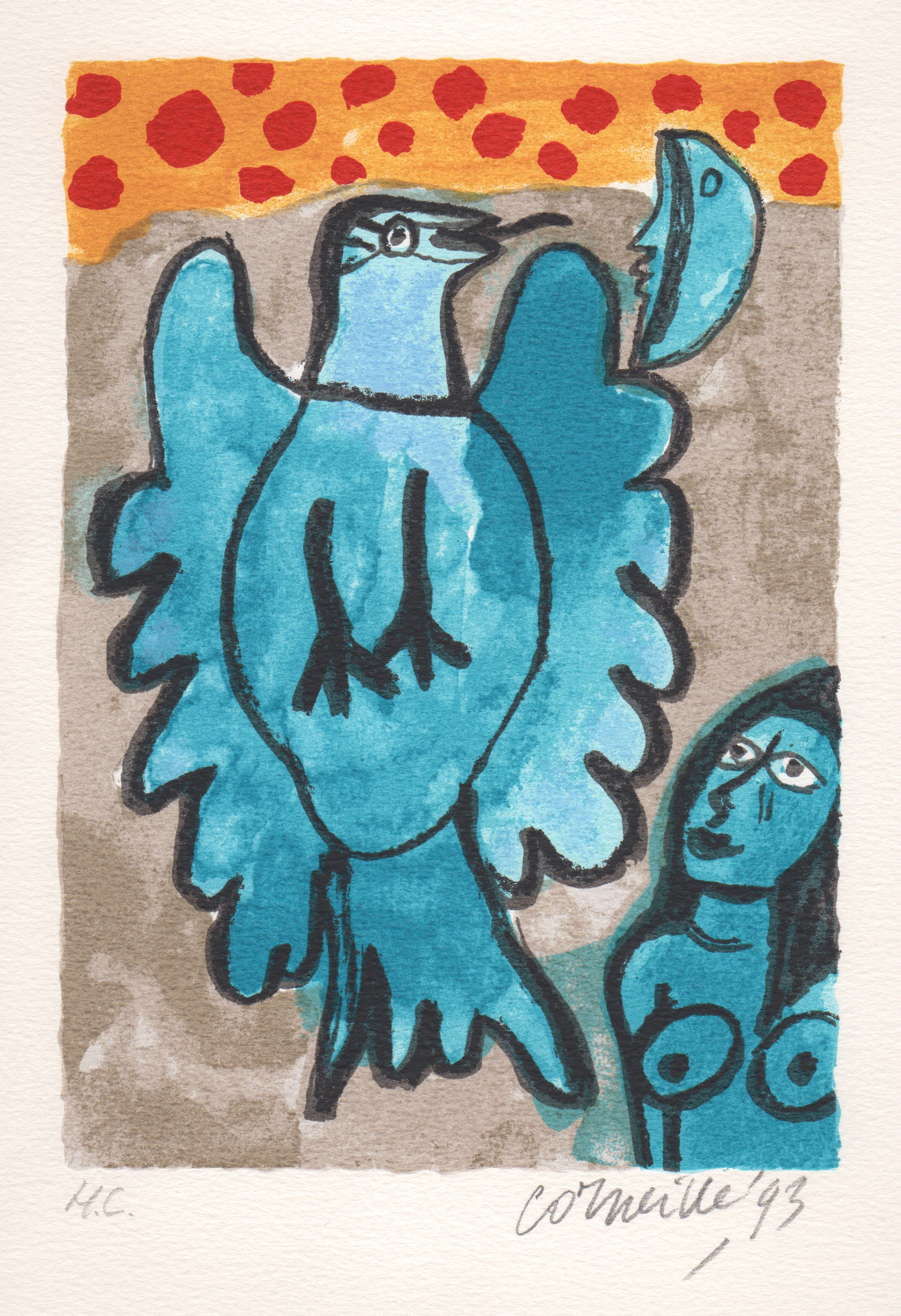 Corneille - zeefdruk, 'Memoire de Bali', 1993 kopen? Bied vanaf 149!