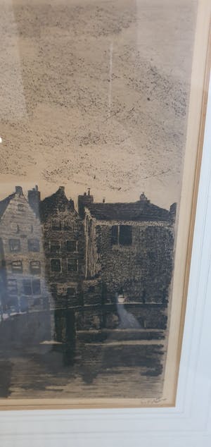 Willem Witsen - Ets: Valkenburg Amsterdam kopen? Bied vanaf 250!