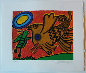 Corneille - Litho: Oiseau - 1993 kopen? Bied vanaf 225!