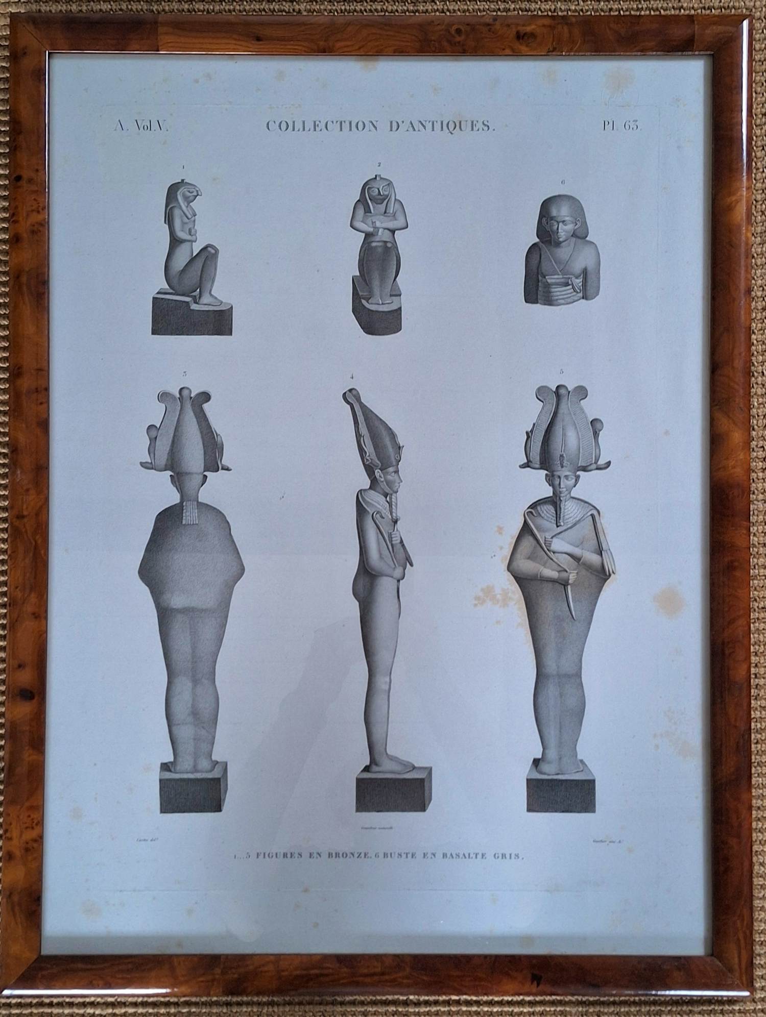 Onbekend - Gravures "Egypte- collection d'antiques" 1809 kopen? Bied vanaf 500!