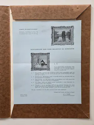 Wilhelmina van Oranje-Nassau - 12 prenten van schilderijen. 1935. kopen? Bied vanaf 69!