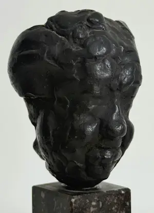 Pieter d' Hont - Bronzen sculptuur | 'Michel Simon' | 1967 kopen? Bied vanaf 750!