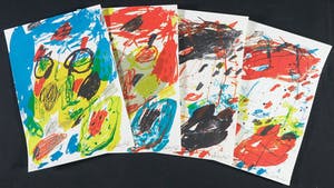 Kees Salentijn - Lot van vier zeefdrukken kopen? Bied vanaf 1!