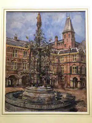 Carel van Ettinger - Binnenhof verkocht voor € 160!