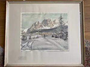 Buy Hans Figura - Peak of Wilder Kaiser, Kitzbuhelhom, Tyrol Alps? Bid from 400!