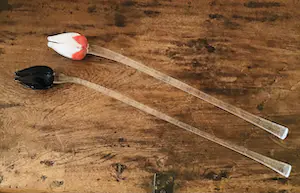 Niet of onleesbaar gesigneerd - Zware grote tulpen van Glas handgemaakt kopen? Bied vanaf 1!