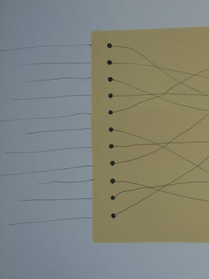 René Klinkers - Gemengde techniek , “4Kant met lijnen I” – gesigneerd kopen? Bied vanaf 25!