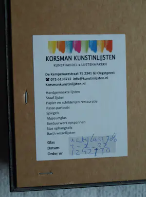 Linda Groen - Ingelijste aquarel , Vlinderkoningin - Lijst, 78 x 61 cm. kopen? Bied vanaf 250!