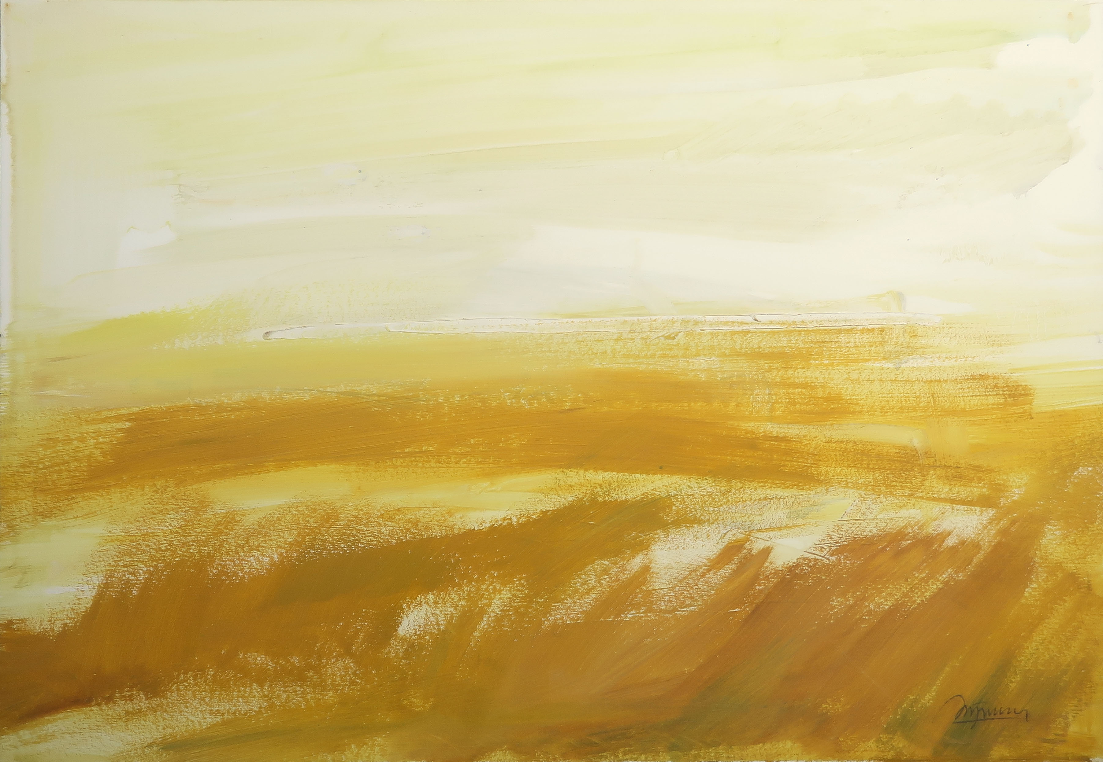 Wijm Bos - Acryl op papier, Zonder titel kopen? Bied vanaf 1!