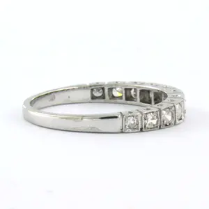 18k gouden ring bezet met single cut geslepen diamant tot. 0.33ct - F/G - VS/SI kopen? Bied vanaf 265!