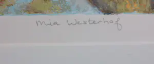 Mia Westerhof - Zeefdruk, Forum- Ingelijst kopen? Bied vanaf 20!