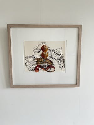 Carel Visser - Unica, Collage op papier kopen? Bied vanaf 895!