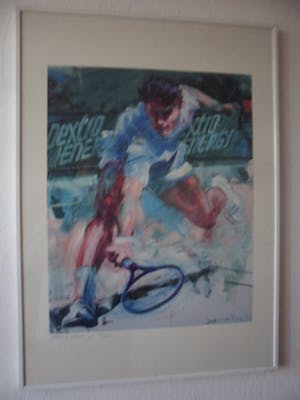Tjarko ten Have - Litho, titel "de tennisser". kopen? Bied vanaf 10!
