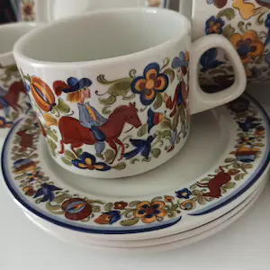 Villeroy en Boch - serie Troubadour, mokken/soepkommen en bordjes kopen? Bied vanaf 1!