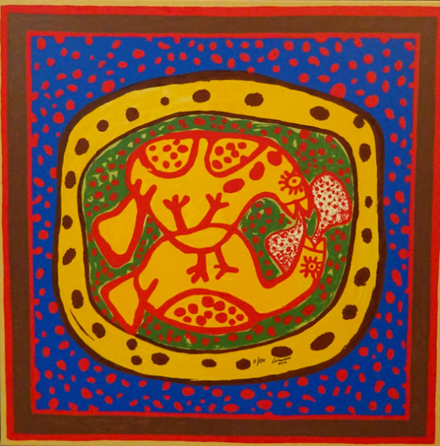 Corneille - Oiseaux amoureux (ZELDZAAM) verkocht voor € 325!