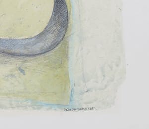 Susan Schildkamp - Aquarel en potlood, Vis en sikkels 2 kopen? Bied vanaf 1!