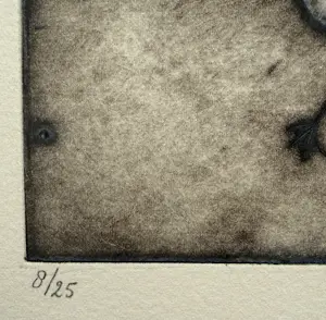 Marjan Smit - handgesigneerde zeefdruk | 'Zonder titel' | 1996 kopen? Bied vanaf 10!