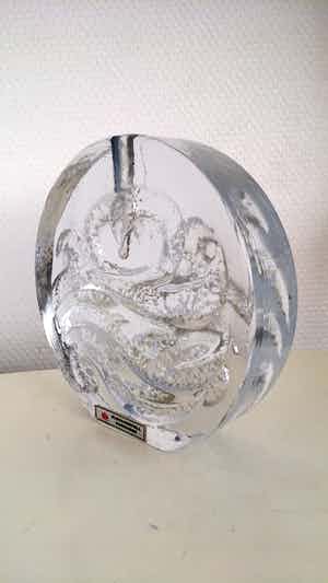 Ingrid Glas - Blockkristall solifleur vaas verkocht voor € 27!