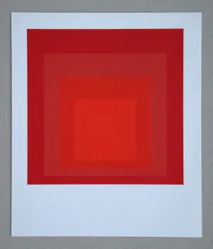 Josef Albers - Hommage aan het Square - R-III a-4 - Zeefdruk - 1971 kopen? Bied vanaf 100!