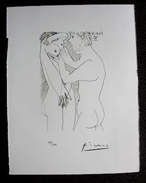 Pablo Picasso - litho uit Le Gout du Bonheur" - 1970 kopen? Bied vanaf 75!