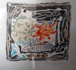 Kees Salentijn - zeefdruk compositie kopen? Bied vanaf 49!