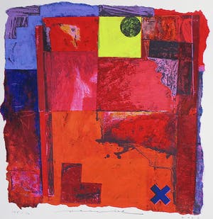 Jos Verwiel - Zeefdruk, Zonder titel kopen? Bied vanaf 1!