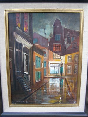 Jan Hermanus Melcher Tilmes - Stadsgezicht Amsterdam kopen? Bied vanaf 50!