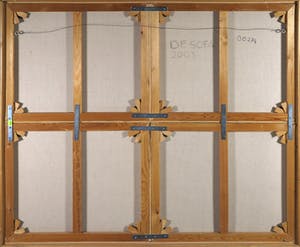 Jos Schimmer - Olieverf op doek, De sofa - Ingelijst (Groot) kopen? Bied vanaf 300!