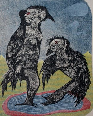 Harry van Kruiningen - Map met 8 kleurenlitho’s: Metamorphosen- 1953 kopen? Bied vanaf 295!