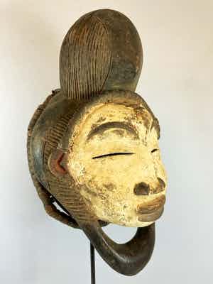 Punu - African Punu-Lumbo mask - Gabon. verkocht voor € 45!