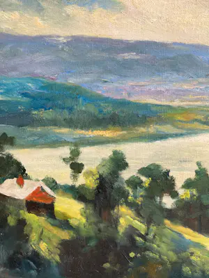 Vladimir Pavlosky - Russisch rivierlandschap van Sibirie kopen? Bied vanaf 499!