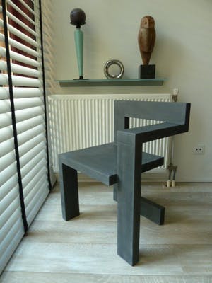 Gerrit Rietveld - Steltman stoel (naar ontwerp Rietveld) kopen? Bied vanaf 175!