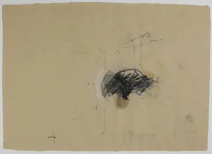 Tjibbe Hooghiemstra - Uniek werk op papier / Krijttekening, Zonder titel - Ingelijst kopen? Bied vanaf 450!