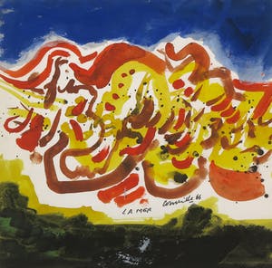 Corneille - Gouache, La Mer - Ingelijst kopen? Bied vanaf 2000!