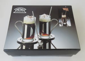 Bent Falk - Danish Steelhouse Menu - Twee design Irish Coffee in originele doos kopen? Bied vanaf 24!