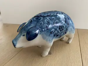 Koninklijke Tichelaar Makkum - Spaarvarken handgeschilderd kopen? Bied vanaf 100!