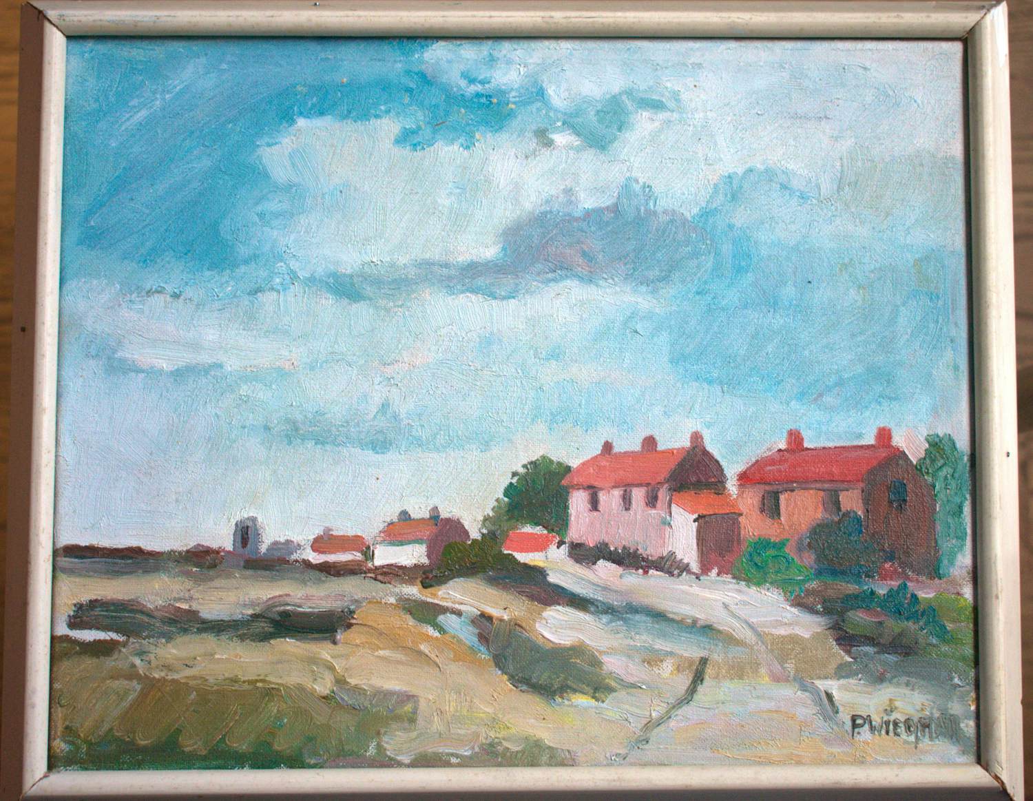 Buy Piet Wiegman (II) - landschap Belgische kust? Bid from 120!