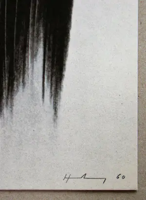 Hans Hartung - Pastel P. 1960-76 - Offsetlithografie gesigneerd - 1961 kopen? Bied vanaf 120!