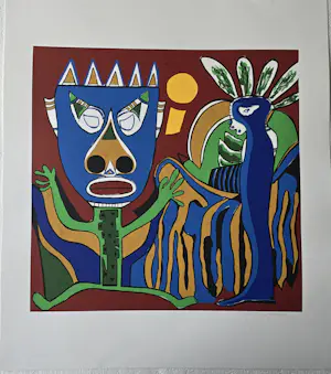 Maartje Wijngaarden - zeefdruk - Africa - 50 ex. kopen? Bied vanaf 75!