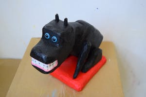 Peter Bastiaanssen - Zittend hondje zonder titel kopen? Bied vanaf 70!