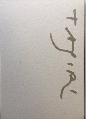 AcheterShinkichi Tajiri - zeldzame knoop - gesigneerde computerprint - incl. originele bewaarmap? Enchérissez de 150!