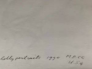 Thomas van der Linden - gemengde techniek op papier | 'The Worldly Portraits' | 1990 kopen? Bied vanaf 125!