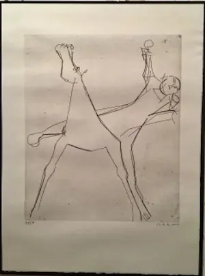 Marino Marini - ets "L'idea" kopen? Bied vanaf 590!