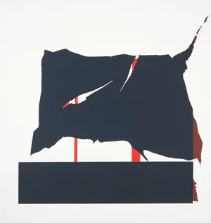 Hans Landsaat - Zeefdruk, Zonder titel kopen? Bied vanaf 40!