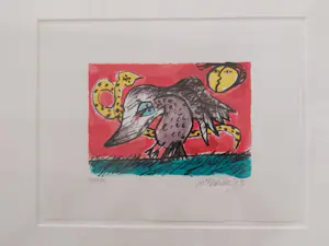 Corneille - Litho handgesigneerd met lijst- Mémoire de Bali I 1993 Cobra kopen? Bied vanaf 175!